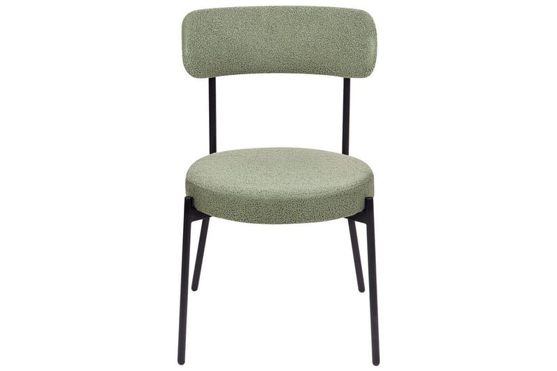 Matsalsstol Allison set om 2 Ljusgrön-Svart - Ljusgrön-Svart - Möbler - Matplats - Matstol & köksstol