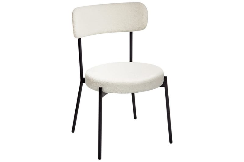 Matsalsstol Allison set om 2 Vit-Svart - Vit-Svart - Möbler - Matplats - Matstol & köksstol