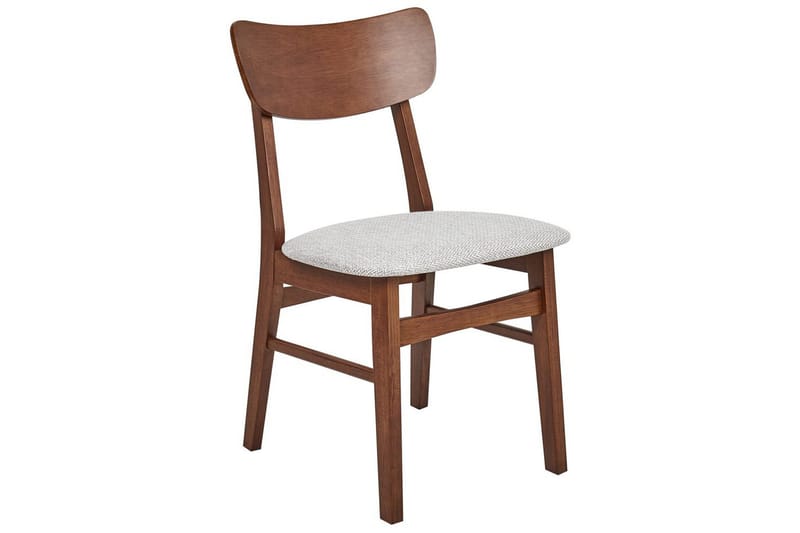 Matsalsstol Anoka set om 2 Mörkt Trä-Grått - Mörkt Trä-Grått - Möbler - Matplats - Matstol & köksstol