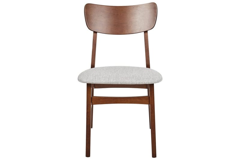 Matsalsstol Anoka set om 2 Mörkt Trä-Grått - Mörkt Trä-Grått - Möbler - Matplats - Matstol & köksstol