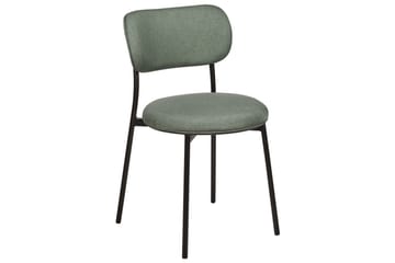 Matsalsstol Casey set om 2 Grön-Svart - Grön-Svart - Möbler - Matplats - Matstol & köksstol