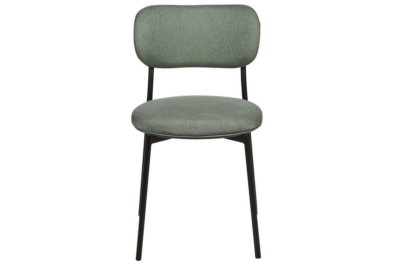 Matsalsstol Casey set om 2 Grön-Svart - Grön-Svart - Möbler - Matplats - Matstol & köksstol