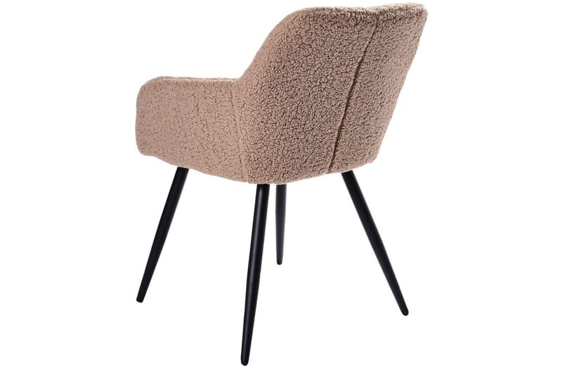 Matsalsstol Casmalia set om 2 Beige/svart - Beige/svart - Möbler - Matplats - Matstol & köksstol