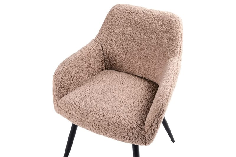 Matsalsstol Casmalia set om 2 Beige/svart - Beige/svart - Möbler - Matplats - Matstol & köksstol