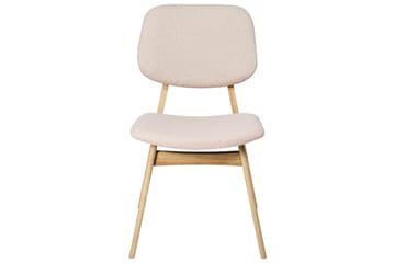Matsalsstol Ella set om 2 Ljus Trä-Beige - Ljus Trä-Beige - Möbler - Matplats - Matstol & köksstol