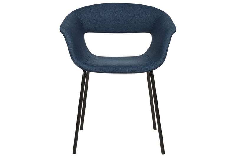 Matsalsstol Elma set om 2 Blå-Svart - Blå-Svart - Möbler - Matplats - Matstol & köksstol