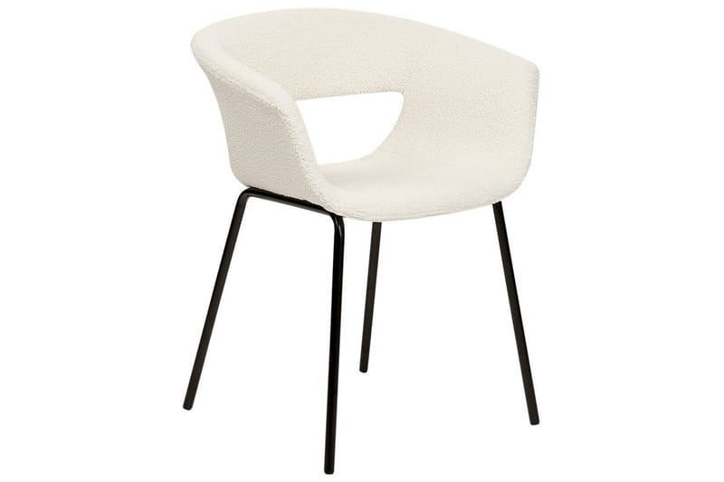Matsalsstol Elma set om 2 Vit-Svart - Vit-Svart - Möbler - Matplats - Matstol & köksstol