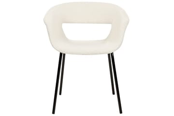 Matsalsstol Elma set om 2 Vit-Svart - Vit-Svart - Möbler - Matplats - Matstol & köksstol