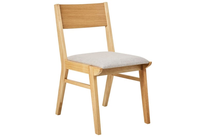 Matsalsstol Enola set om 2 Ljus Trä-Grå - Ljus Trä-Grå - Möbler - Matplats - Matstol & köksstol