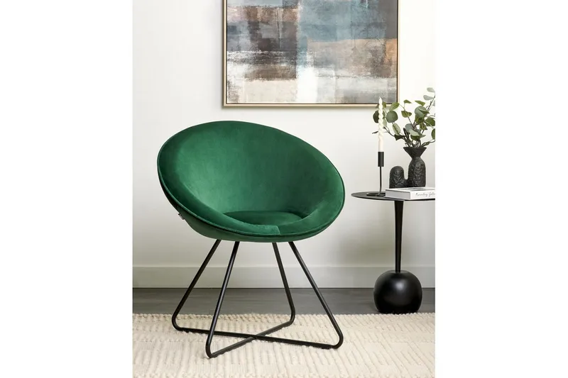 Matsalsstol Floby Ii Grön-Svart - Grön-Svart - Möbler - Matplats - Matstol & köksstol