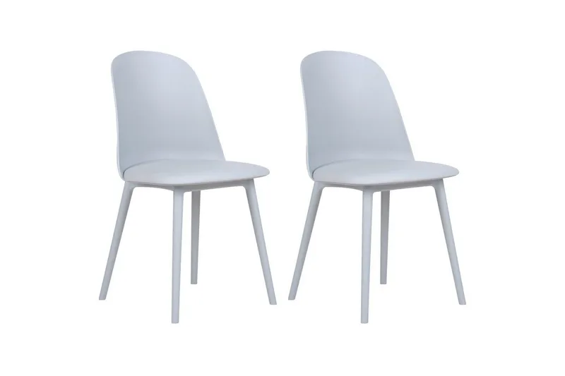 Matsalsstol Fomby set om 2 Blå, Blå