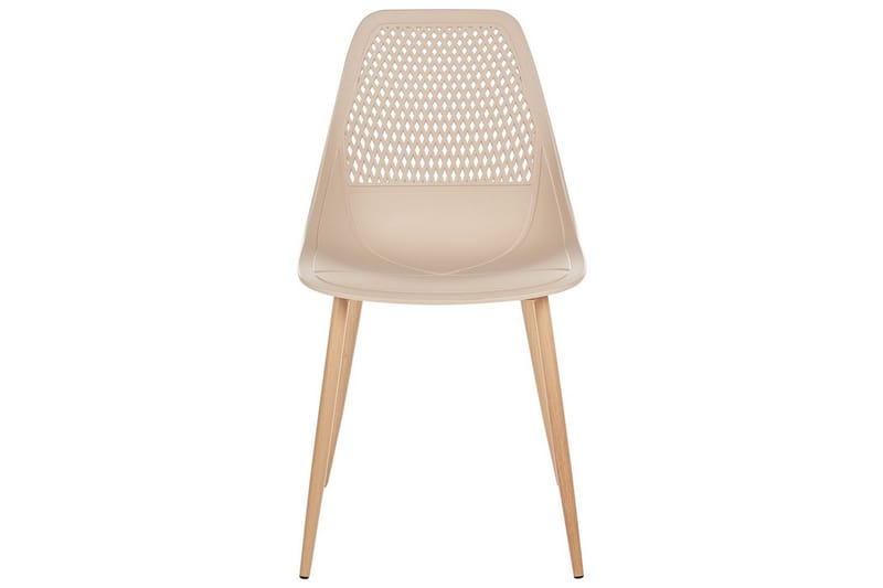 Matsalsstol Hazelton set om 4 Beige-Ljust Trä - Beige-Ljust Trä - Möbler - Matplats - Matstol & köksstol