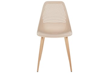 Matsalsstol Hazelton set om 4 Beige-Ljust Trä - Beige-Ljust Trä - Möbler - Matplats - Matstol & köksstol