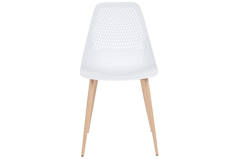 Matsalsstol Hazelton set om 4 Vit-Ljust Trä - Vit-Ljust Trä - Möbler - Matplats - Matstol & köksstol