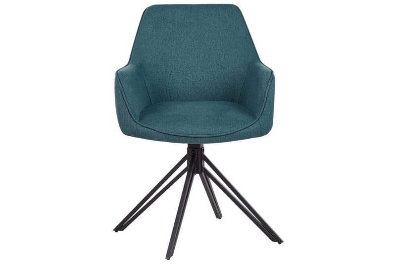 Matsalsstol Jodar set om 2 Blå-Svart - Blå-Svart - Möbler - Matplats - Matstol & köksstol