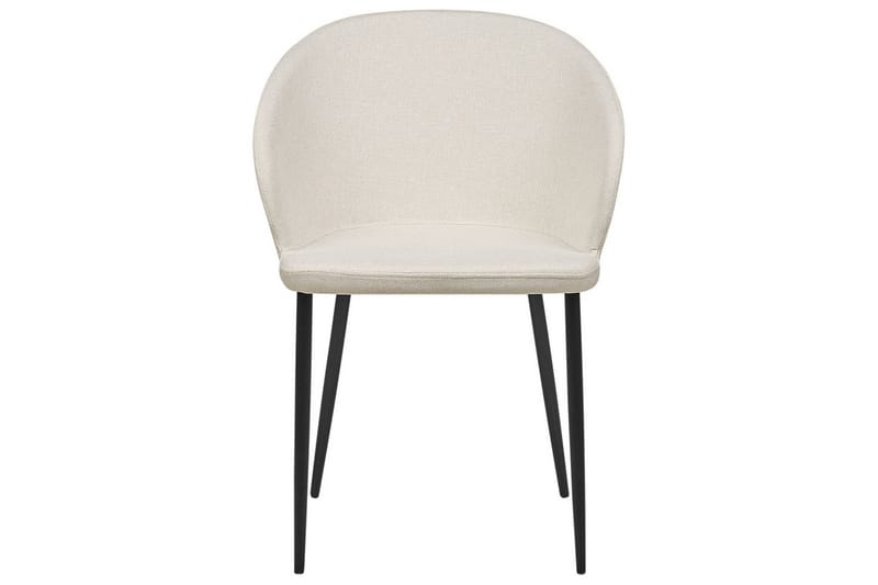 Matsalsstol Mason set om 2 Beige-Svart - Beige-Svart - Möbler - Matplats - Matstol & köksstol