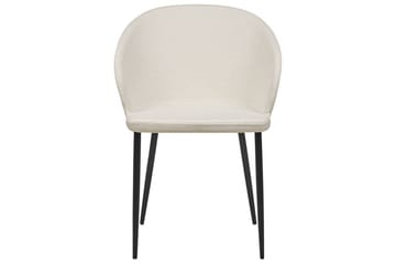Matsalsstol Mason set om 2 Beige-Svart - Beige-Svart - Möbler - Matplats - Matstol & köksstol