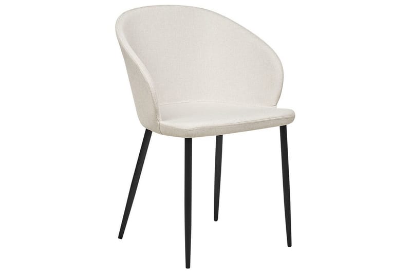 Matsalsstol Mason set om 2 Beige-Svart - Beige-Svart - Möbler - Matplats - Matstol & köksstol