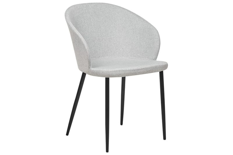 Matsalsstol Mason set om 2 Grå-Svart - Grå-Svart - Möbler - Matplats - Matstol & köksstol