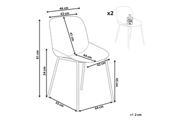 Matsalsstol Milaca set om 2 - Möbler - Matplats - Matstol & köksstol