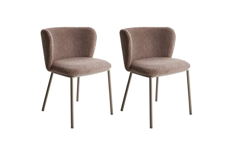 Matsalsstol Mina II set om 2 Brun - Brun - Möbler - Matplats - Matstol & köksstol