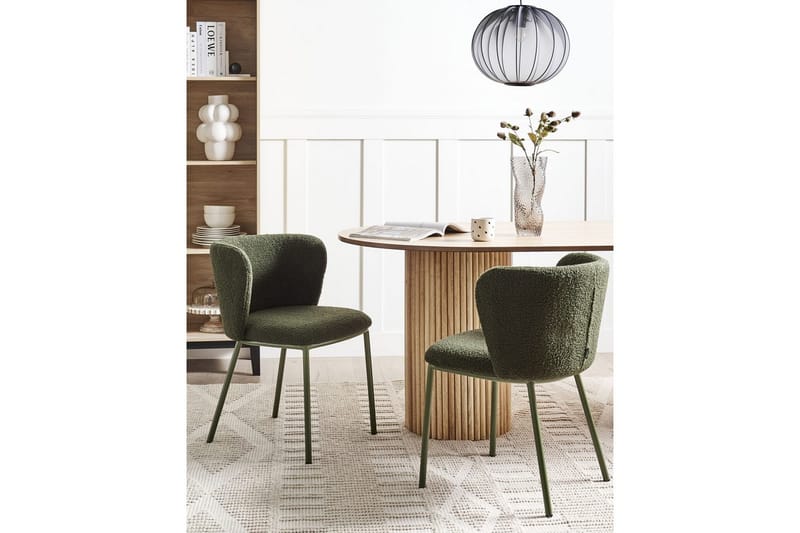 Matsalsstol Mina II set om 2 Grön - Grön - Möbler - Matplats - Matstol & köksstol