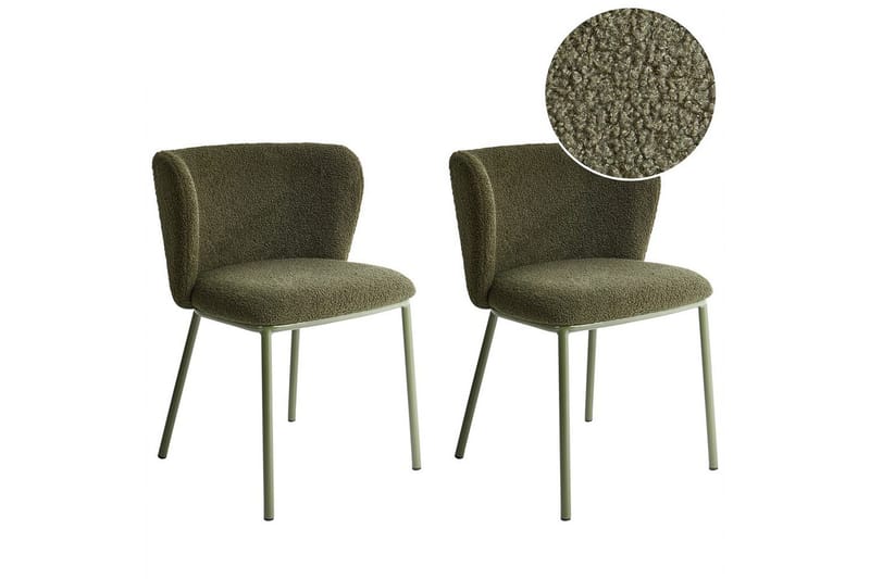 Matsalsstol Mina II set om 2 Grön, Grön
