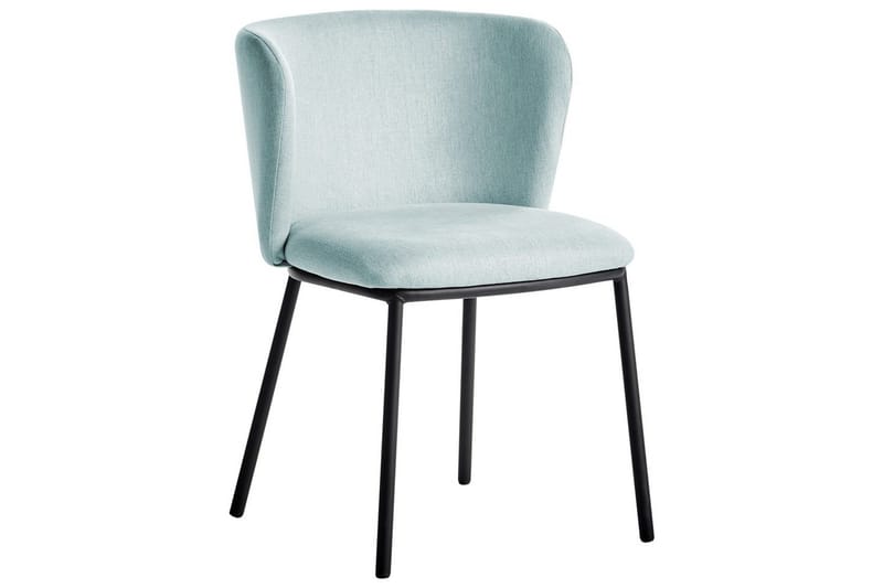 Matsalsstol Mina set om 2 Blå/Svart - Blå/Svart - Möbler - Matplats - Matstol & köksstol