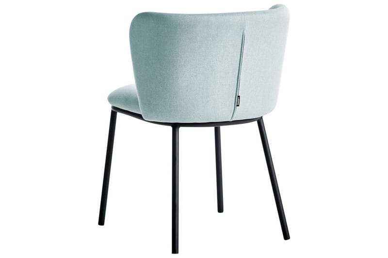 Matsalsstol Mina set om 2 Blå/Svart - Blå/Svart - Möbler - Matplats - Matstol & köksstol