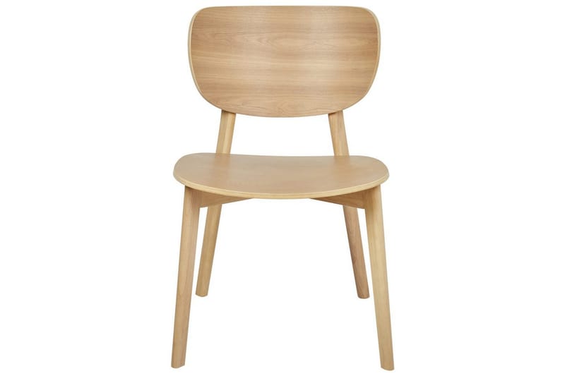 Matsalsstol Overly set om 2 Ljus Trä - Ljus Trä - Möbler - Matplats - Matstol & köksstol