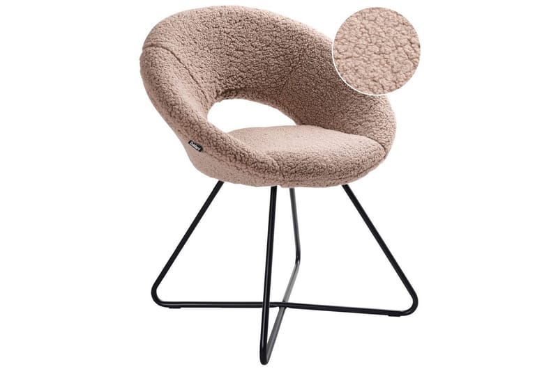 Matsalsstol Rachel Taupe/svart - Taupe/svart - Möbler - Matplats - Matstol & köksstol