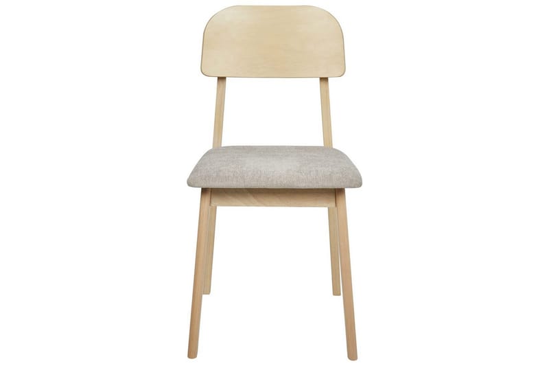 Matsalsstol Scandia set om 2 Ljus Trä-Beige - Ljus Trä-Beige - Möbler - Matplats - Matstol & köksstol