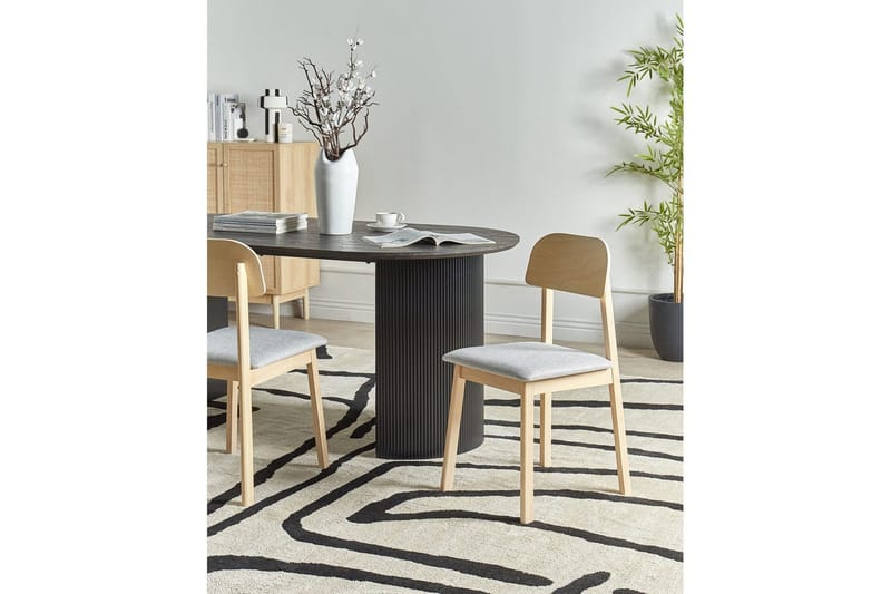Matsalsstol Scandia set om 2 Ljus Trä-Grå - Ljus Trä-Grå - Möbler - Matplats - Matstol & köksstol
