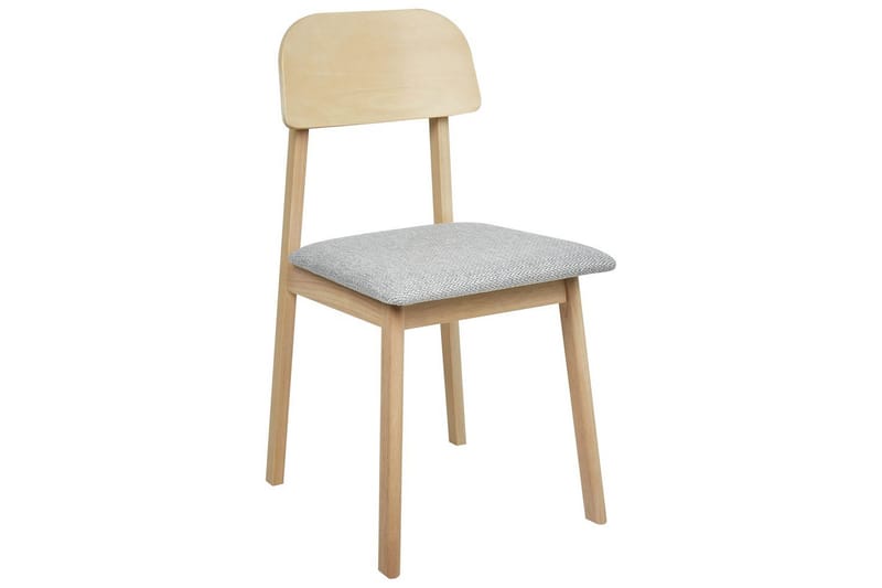 Matsalsstol Scandia set om 2 Ljus Trä-Grå - Ljus Trä-Grå - Möbler - Matplats - Matstol & köksstol