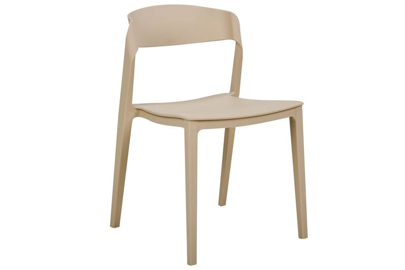 Matsalsstol Somers set om 2 Beige - Beige - Möbler - Matplats - Matstol & köksstol