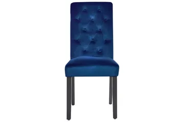Matsalsstol Velva set om 2 Blå-Svart - Blå-Svart - Möbler - Matplats - Matstol & köksstol