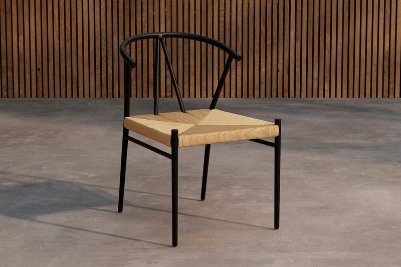 Matstol Alfons Utomhus, Svart