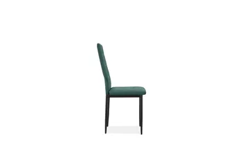Matstol Becca, 2-pack Sammet/metall, Mörkgrön - Sammet/metall, Mörkgrön - Möbler - Matplats - Matstol & köksstol