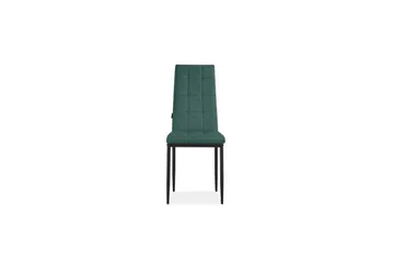 Matstol Becca, 2-pack Sammet/metall, Mörkgrön - Sammet/metall, Mörkgrön - Möbler - Matplats - Matstol & köksstol