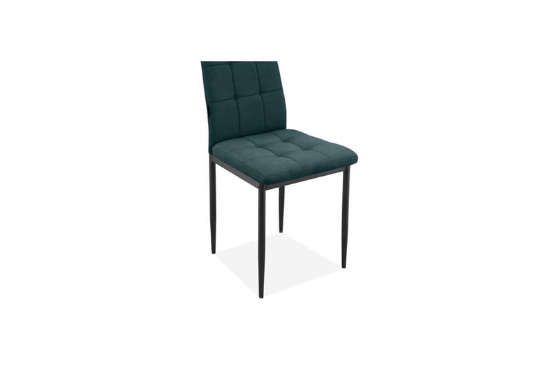 Matstol Becca, 2-pack Tyg/Metall, Mörkgrön - Tyg/Metall, Mörkgrön - Möbler - Matplats - Matstol & köksstol