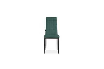 Matstol Becca set om 4 Sammet/metall, Mörkgrön - Sammet/metall, Mörkgrön - Möbler - Matplats - Matstol & köksstol