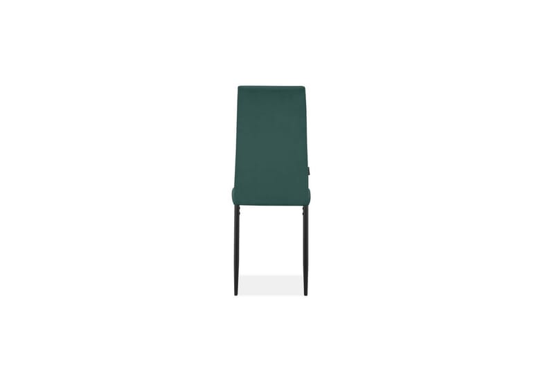 Matstol Becca set om 4 Sammet/metall, Mörkgrön - Sammet/metall, Mörkgrön - Möbler - Matplats - Matstol & köksstol