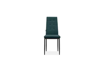 Matstol Becca set om 4 Tyg/Metall, Mörkgrön - Tyg/Metall, Mörkgrön - Möbler - Matplats - Matstol & köksstol
