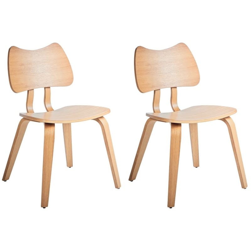 Matstol Diana 2-pack, Ljusbrun