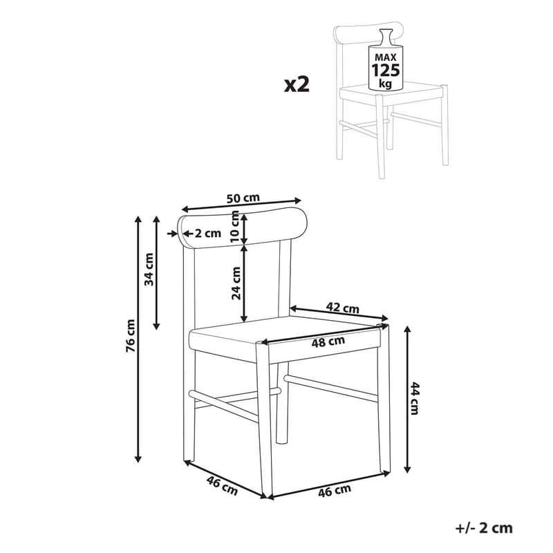 Matstol Eagan 2-pack - Möbler - Matplats - Matstol & köksstol