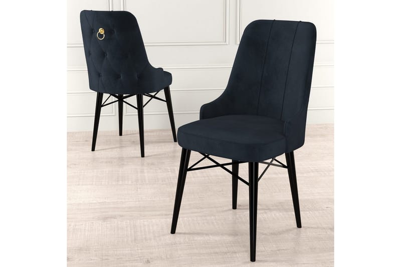 Matstol Jandela Antracit / Svart - Antracit / Svart - Möbler - Matplats - Matstol & köksstol