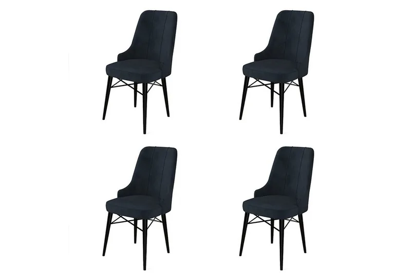 Matstol Jandela Antracit / Svart, Antracit / Svart