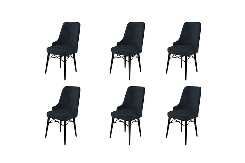 Matstol Jandela Antracit / Svart, Antracit / Svart