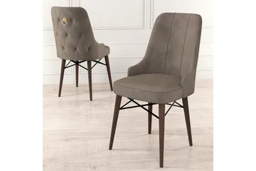 Matstol Jandela Cappuccino / brun - Cappuccino / brun - Möbler - Matplats - Matstol & köksstol