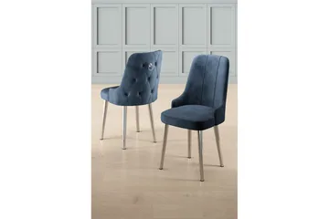 Matstol Jebi Antracit / Krom - Antracit / Krom - Möbler - Matplats - Matstol & köksstol